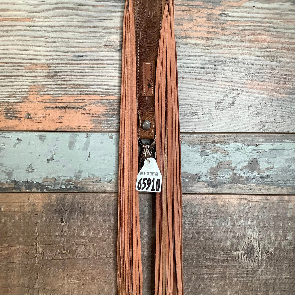 Western Mini Leather Fringe Strap 48" #65910