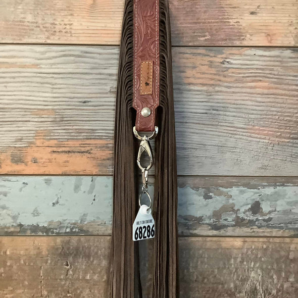 Western Mini Leather Fringe Strap 36" #68286