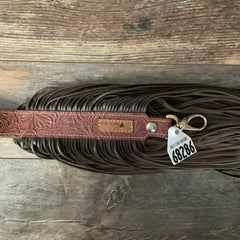 Western Mini Leather Fringe Strap 36" #68286