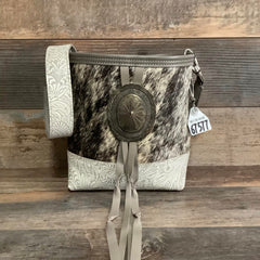 Mini Messenger With Authentic Silver Concho #67577