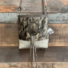 Mini Messenger With Authentic Silver Concho #67577
