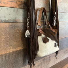Western Mini Leather Fringe Strap 48" #67018