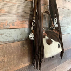 Western Mini Leather Fringe Strap 36" #67139