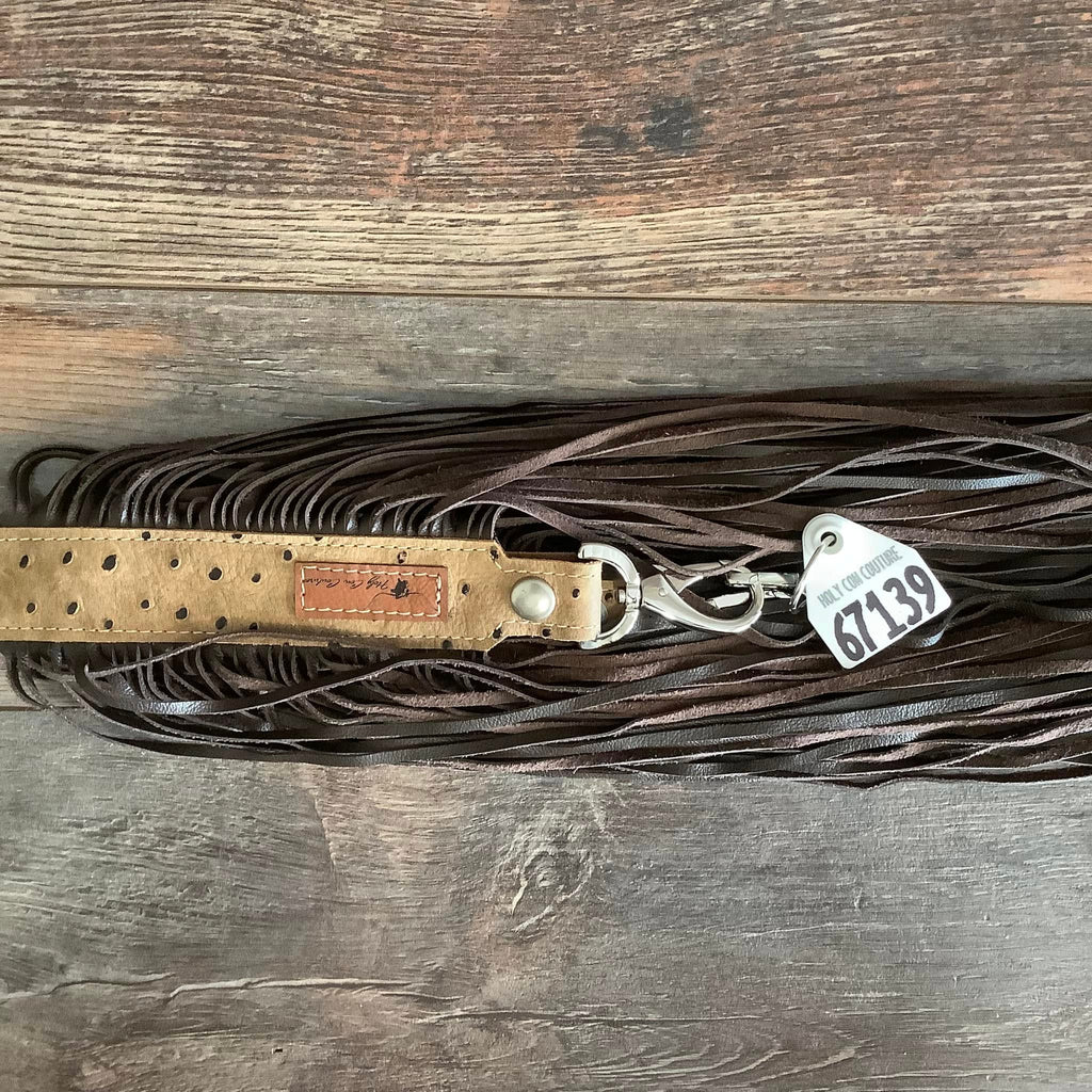 Western Mini Leather Fringe Strap 36" #67139