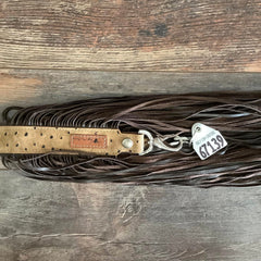 Western Mini Leather Fringe Strap 36" #67139