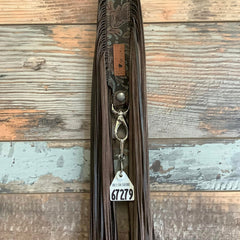Western Mini Leather Fringe Strap 48" #67279