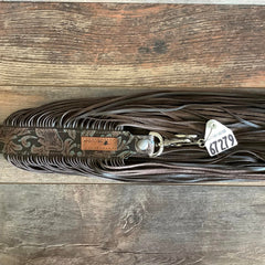 Western Mini Leather Fringe Strap 48" #67279