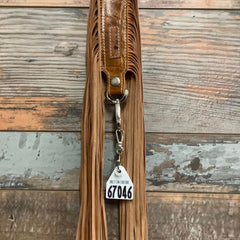 Western Mini Leather Fringe Strap 48" #67046