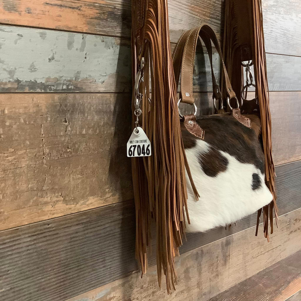 Western Mini Leather Fringe Strap 48" #67046