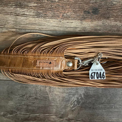 Western Mini Leather Fringe Strap 48" #67046