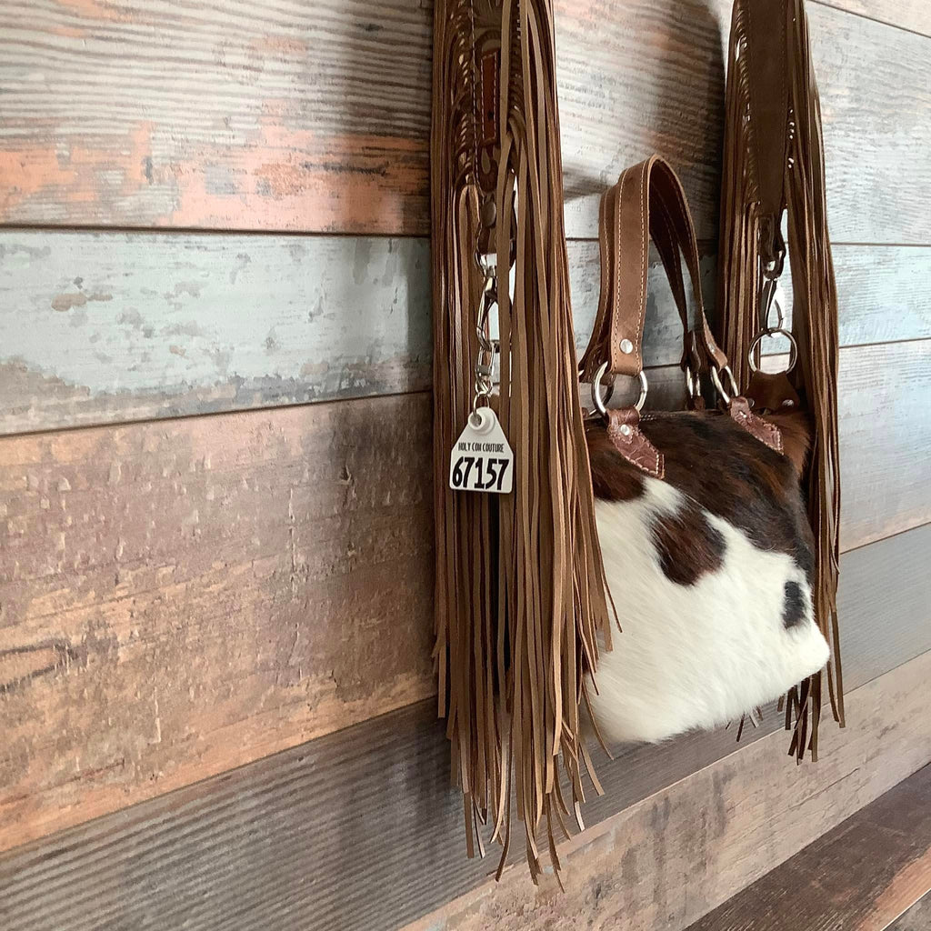 Western Mini Leather Fringe Strap 48" #67157