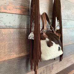Western Mini Leather Fringe Strap 48" #67125