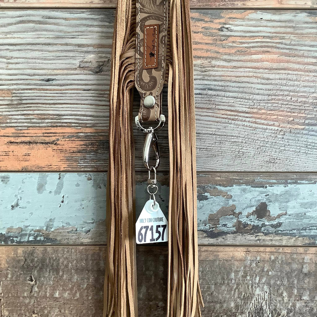 Western Mini Leather Fringe Strap 48" #67157