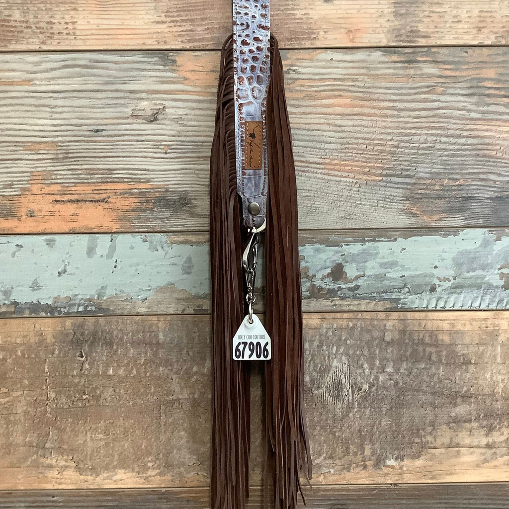 Western Mini Leather Fringe Strap 36" #67906