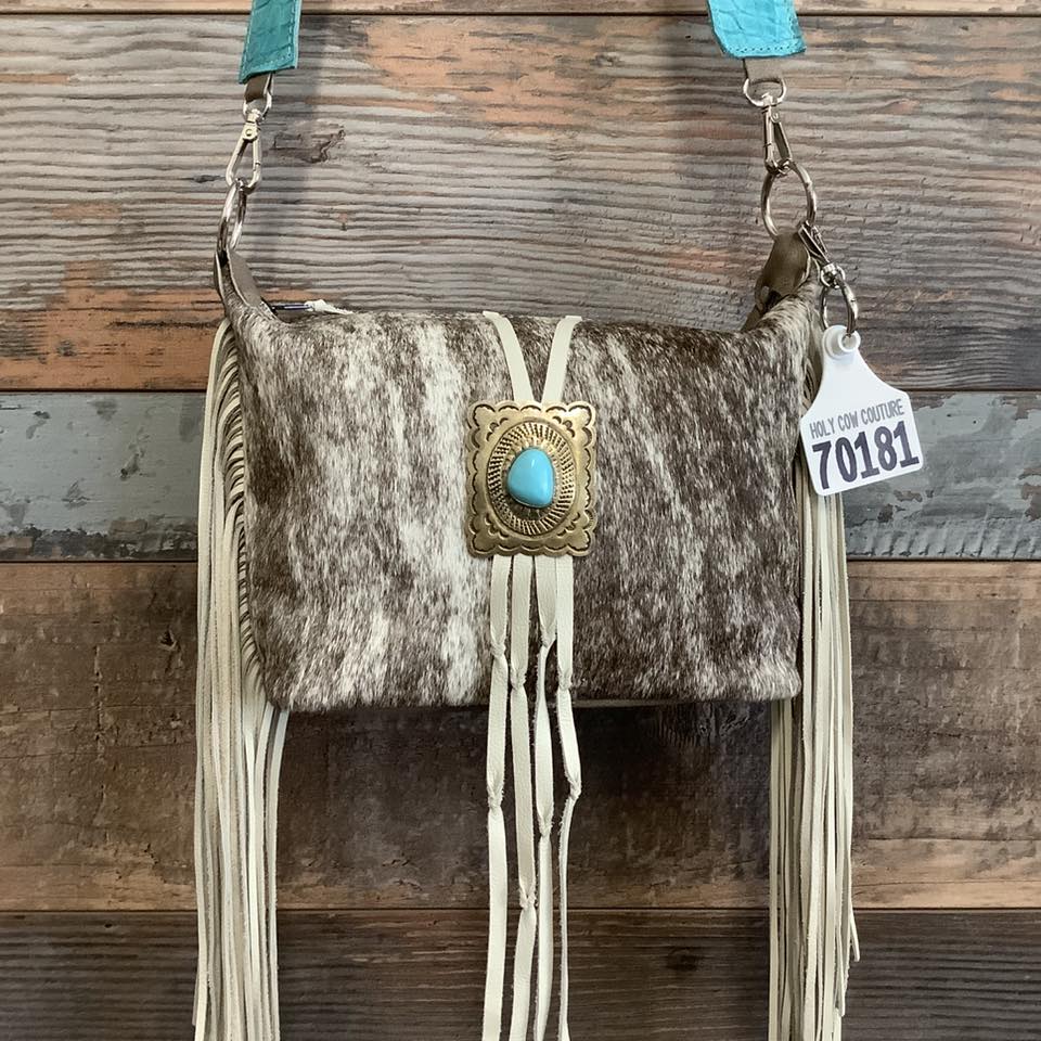 Mini Designer With Authentic Turquoise Silver Concho #70181