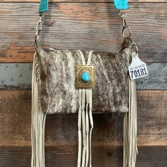 Mini Designer With Authentic Turquoise Silver Concho #70181