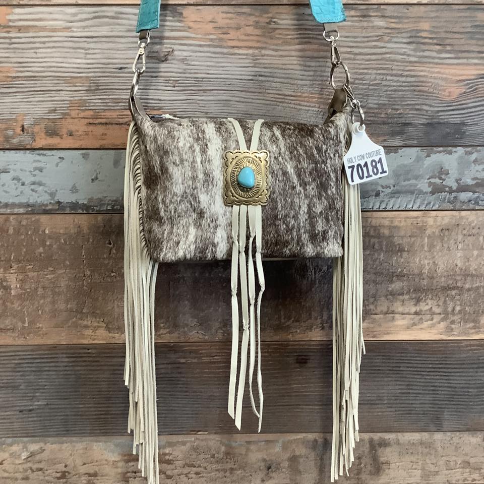 Mini Designer With Authentic Turquoise Silver Concho #70181