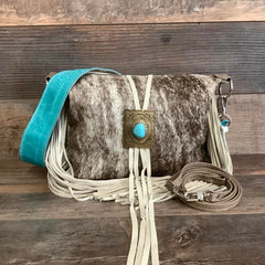 Mini Designer With Authentic Turquoise Silver Concho #70181