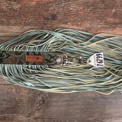 Western Mini Leather Fringe Strap 48" #76799