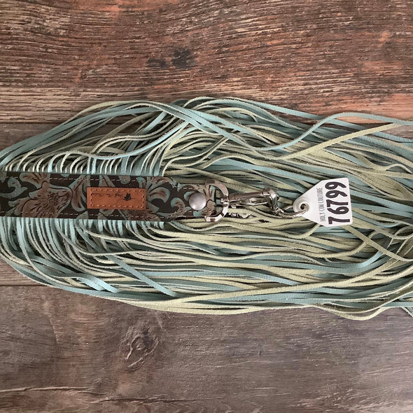 Western Mini Leather Fringe Strap 48" #76799