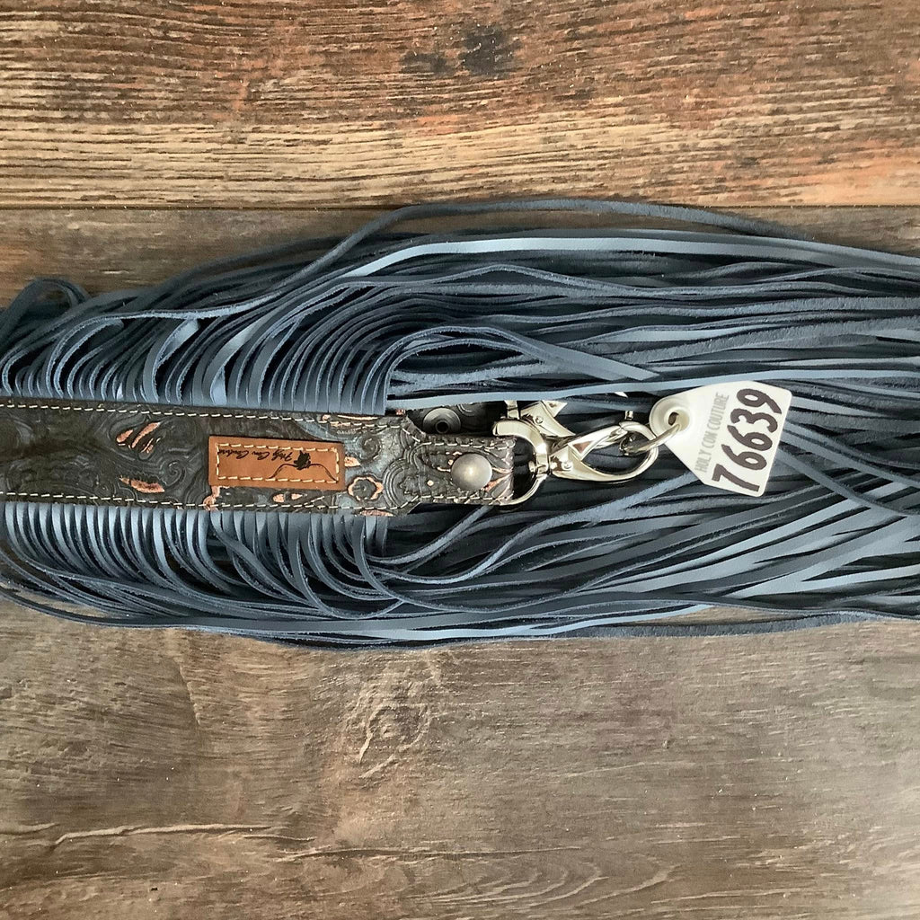Western Mini Leather Fringe Strap 48" #76639