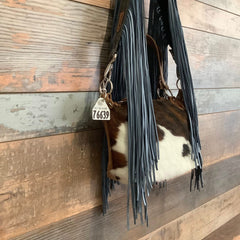 Western Mini Leather Fringe Strap 48" #76639