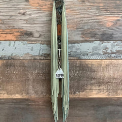 Western Mini Leather Fringe Strap 48" #76799