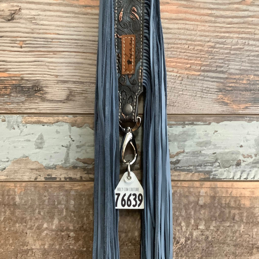 Western Mini Leather Fringe Strap 48" #76639