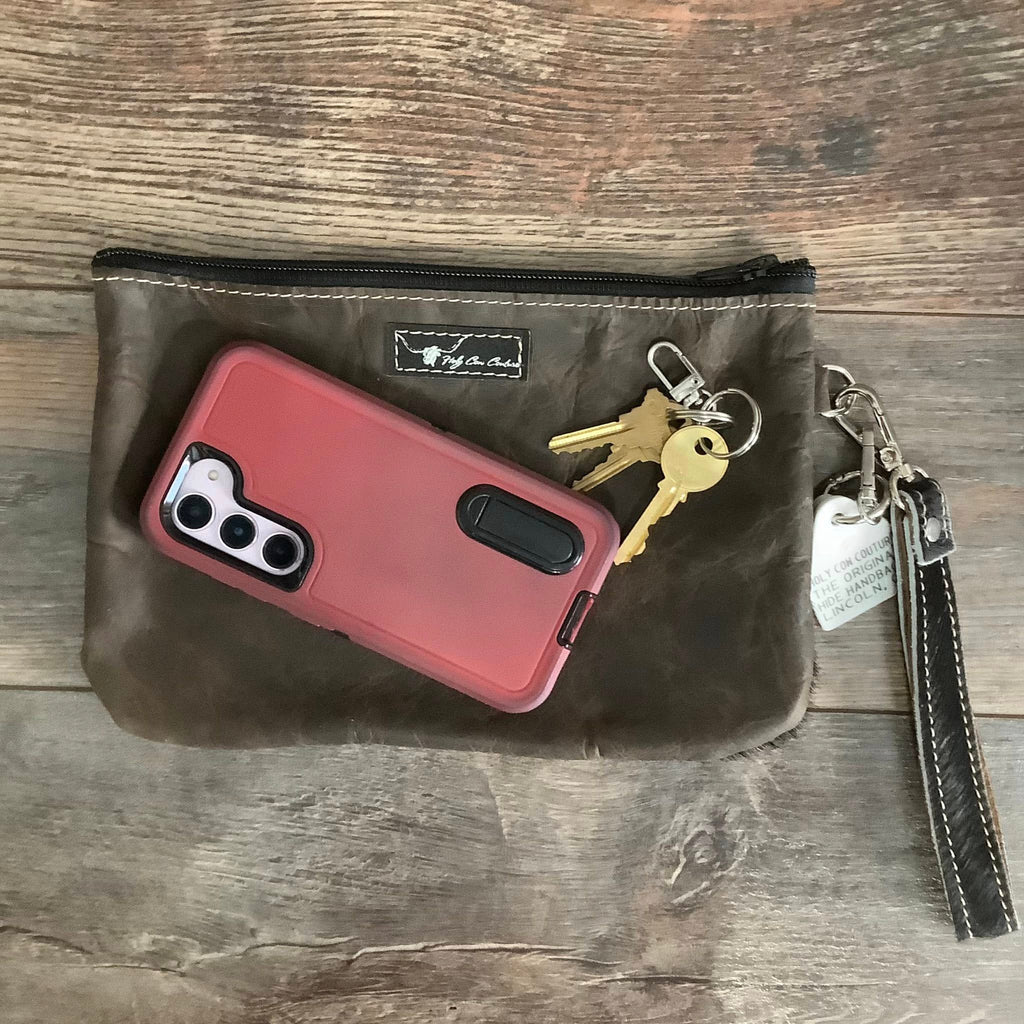 Western Leather Wristlet Clutch #76197