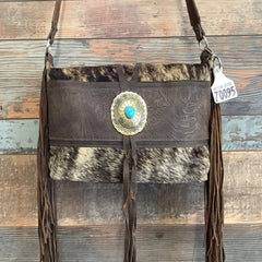 Designer With Authentic Turquoise Silver Concho #70095