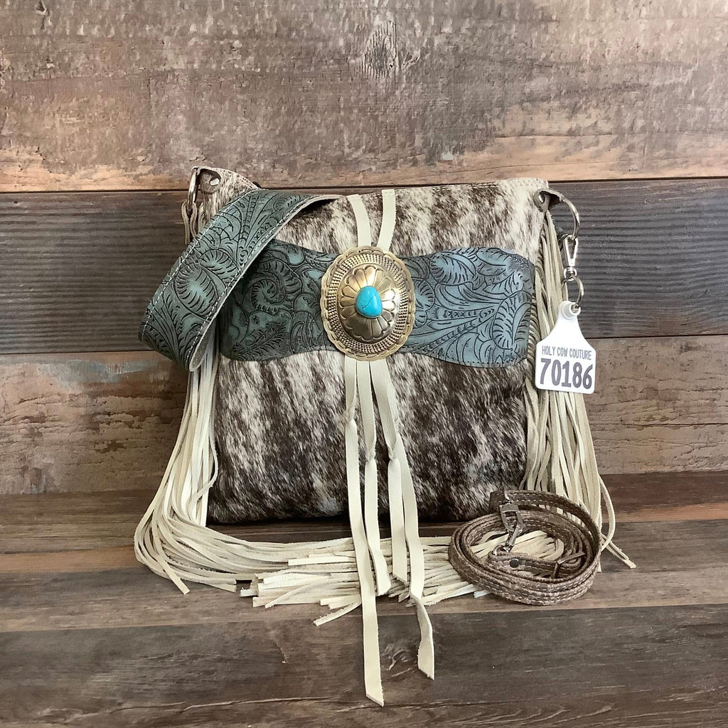 Mini Outlaw With Authentic Turquoise Silver Concho #70186