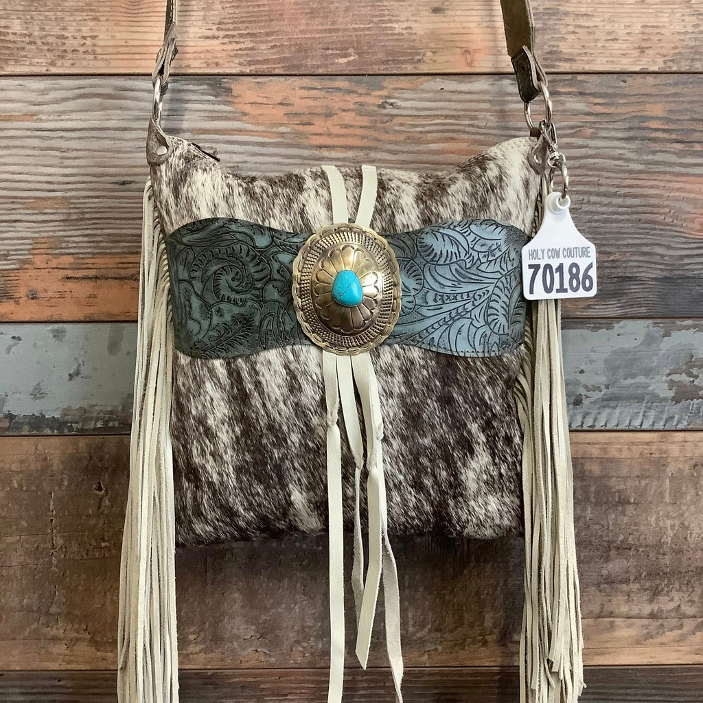 Mini Outlaw With Authentic Turquoise Silver Concho #70186