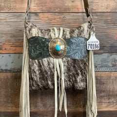 Mini Outlaw With Authentic Turquoise Silver Concho #70186