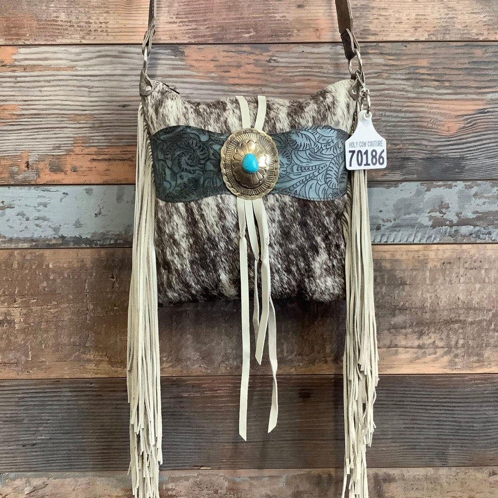 Mini Outlaw With Authentic Turquoise Silver Concho #70186