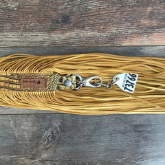 Western Mini Leather Fringe Strap 48" #73766