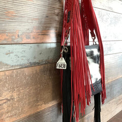 Western Mini Leather Fringe Strap 36" #76438