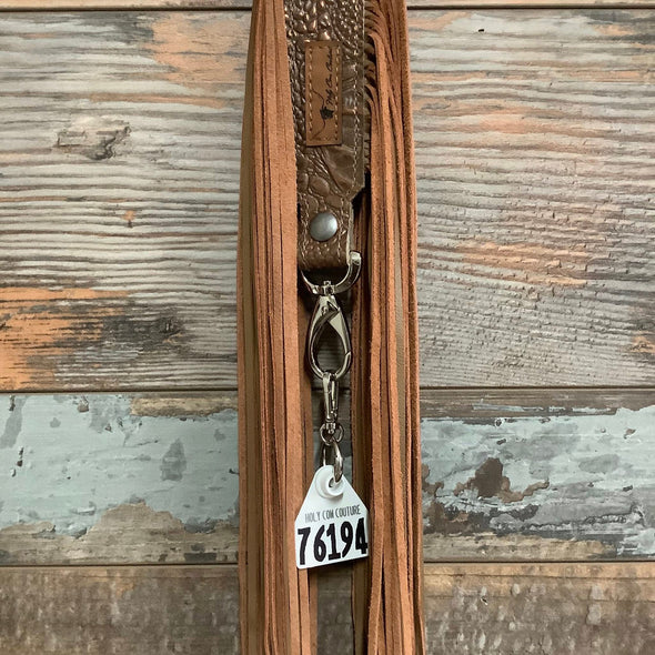 Western Mini Leather Fringe Strap 36" #76194