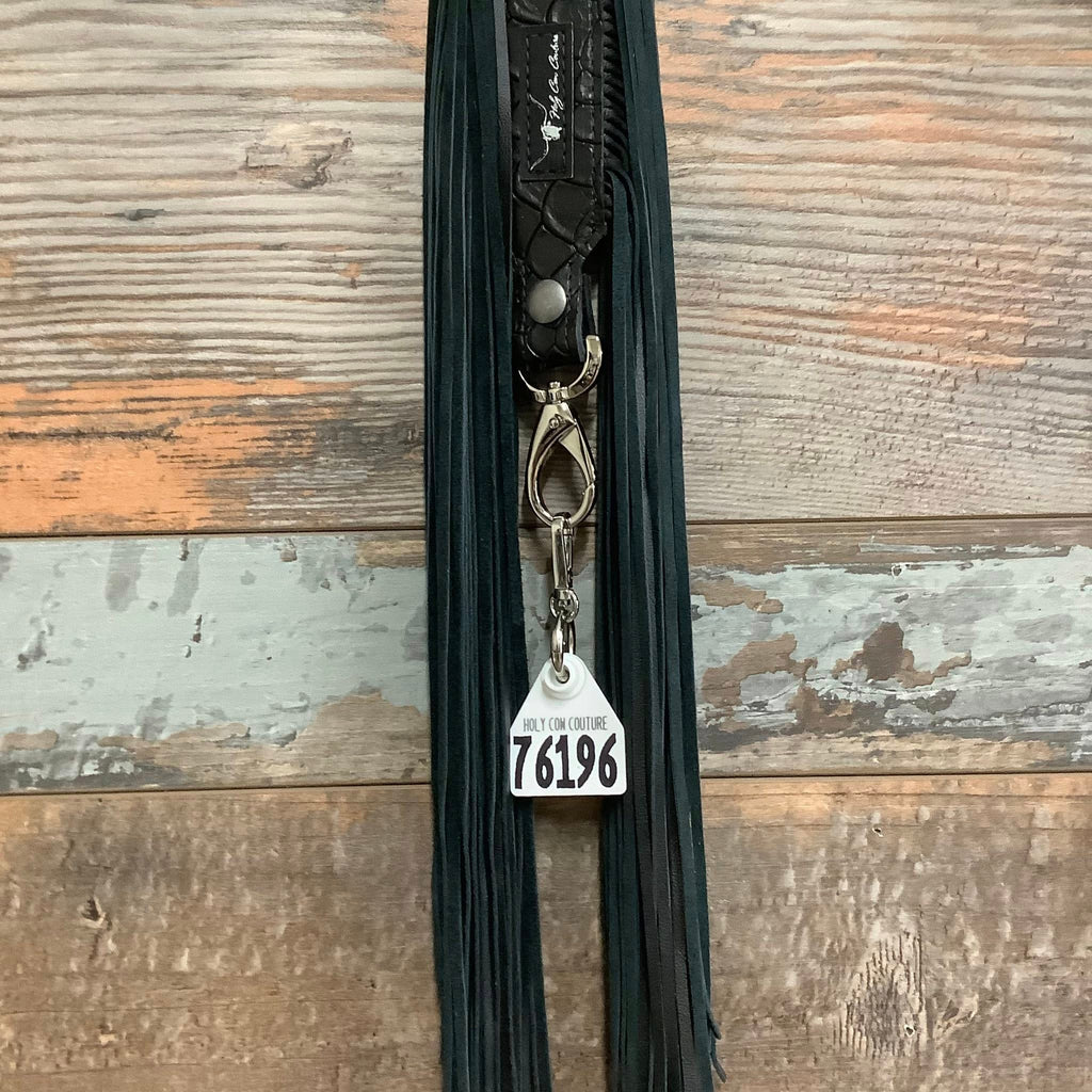 Western Mini Leather Fringe Strap 36" #76196