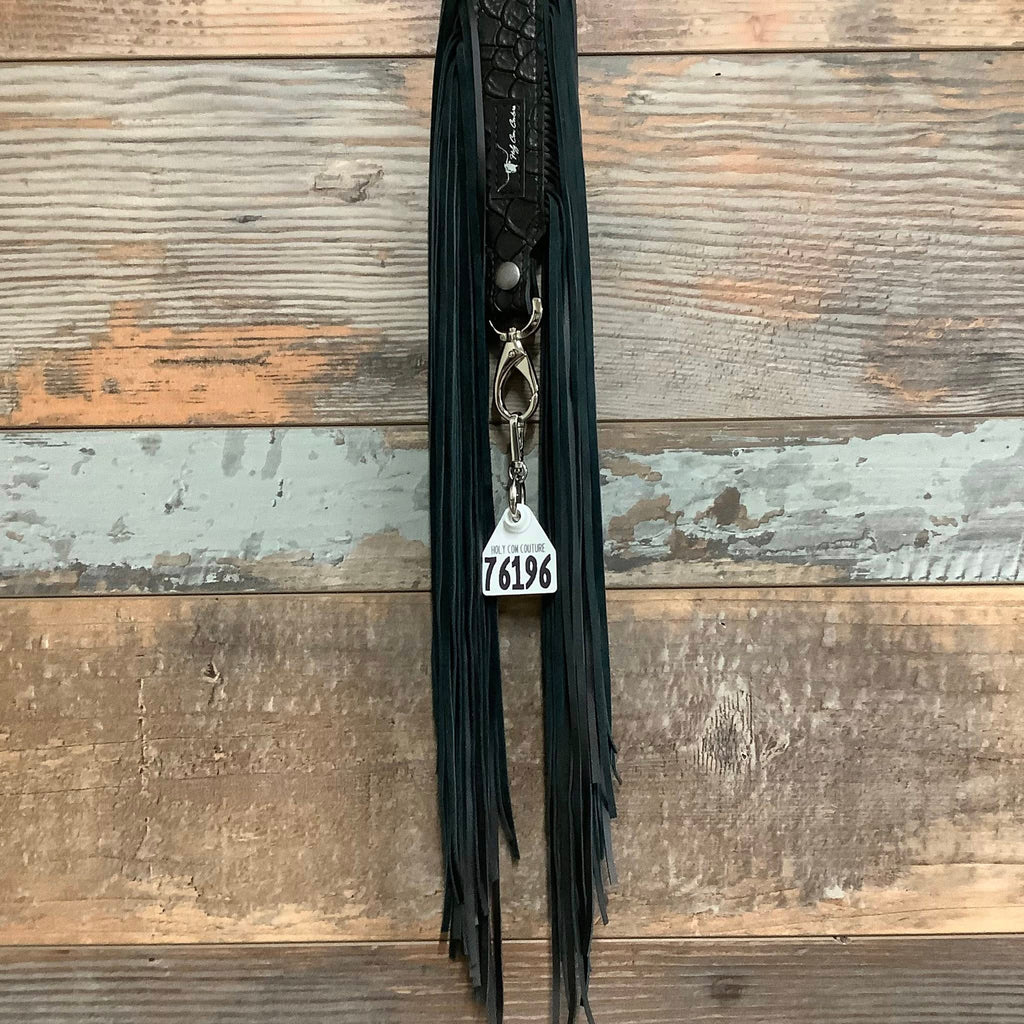 Western Mini Leather Fringe Strap 36" #76196