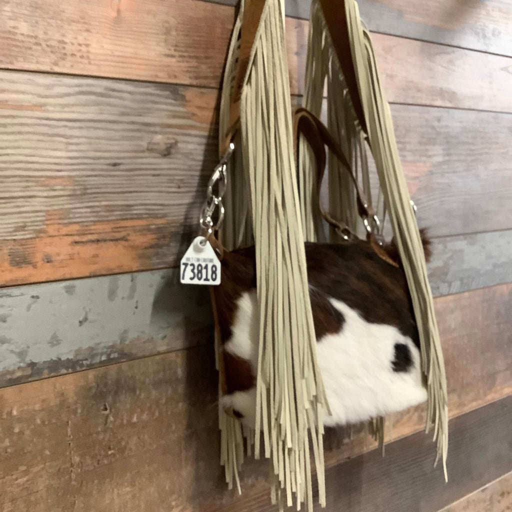 Western Mini Leather Fringe Strap 48" #73818