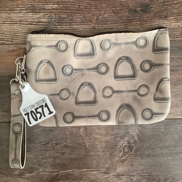 Western Leather Wristlet Clutch #70571