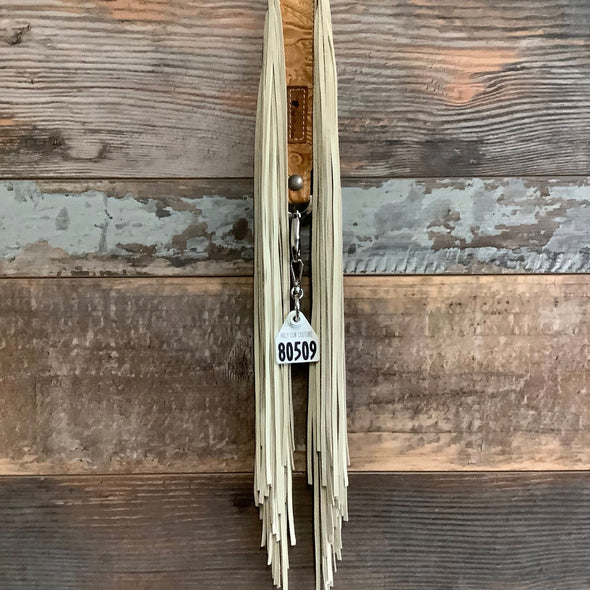 Western Skinny Fringe Strap 36" #80509