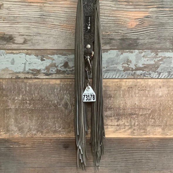 Western Skinny Fringe Strap 36" #73178