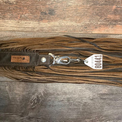 Western Skinny Fringe Strap 36" #80441