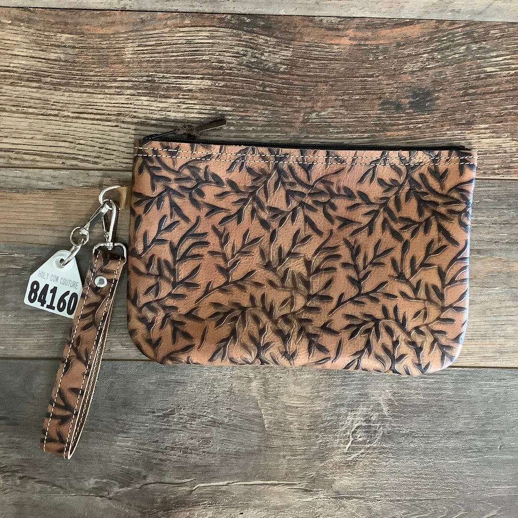 Western Leather Wristlet Clutch #84160