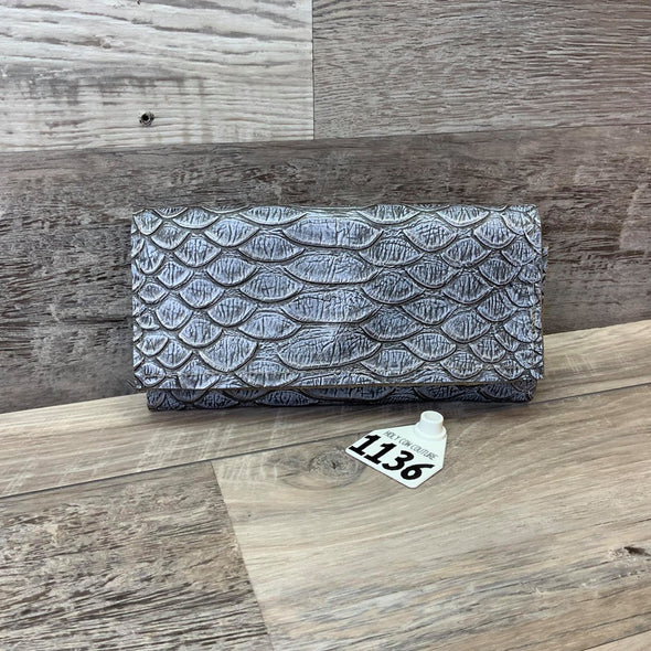 Bandit Wallet with Embossed Leather  # 1136 -sk