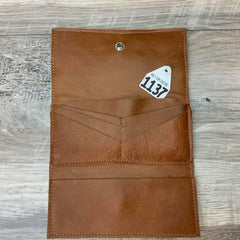 Bandit Wallet with Embossed Leather  # 1137  sk
