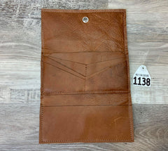 Bandit Wallet with Embossed Leather  # 1138 - sk
