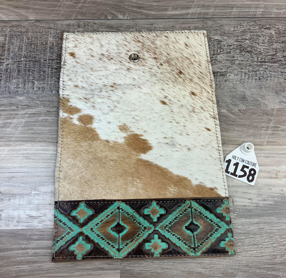 Bandit Wallet with Embossed Leather  # 1158-sk