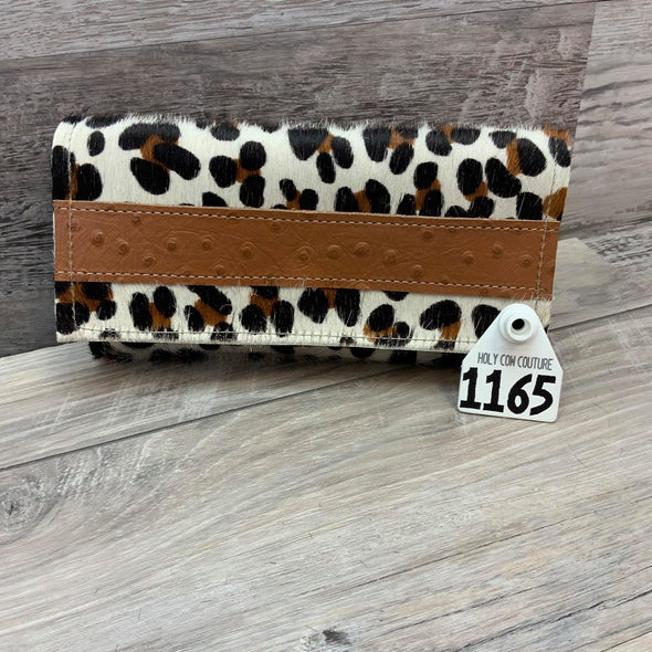 Bandit Wallet with Embossed Leather  # 1165  sk